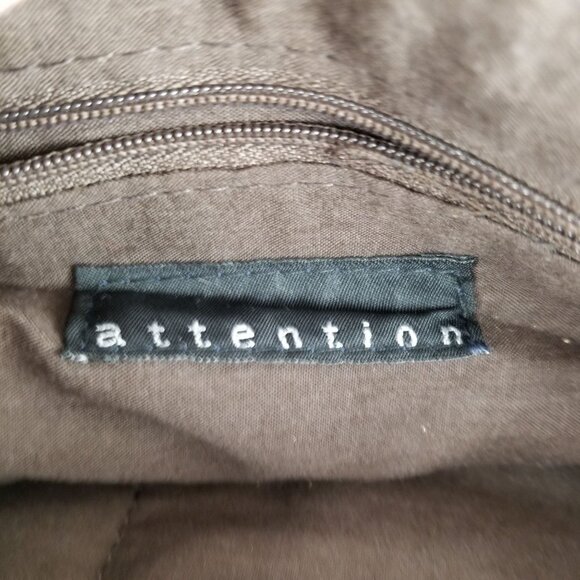 Metallic Brown Gold Wristlet Clutch With Chain Detail By Attention 《315》P - Picture 6 of 9